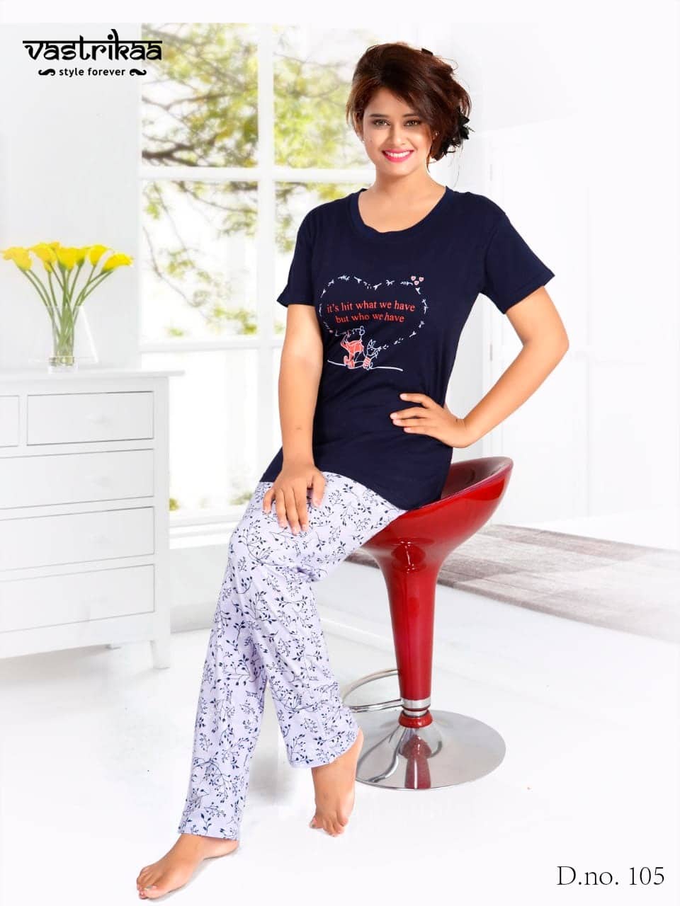 Vastrikaa comfy lounge wear night dress collection