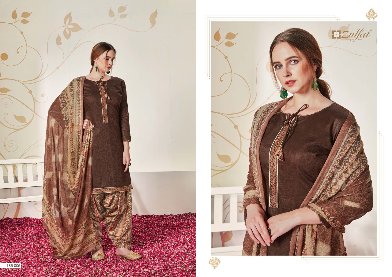 Zulfat designer studio Husna e patiyala cotton printed salwar kameez exporter