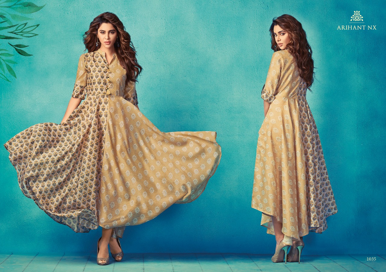 Arihant designer presents palchu vol 4 casual stylish wear kurtis concept