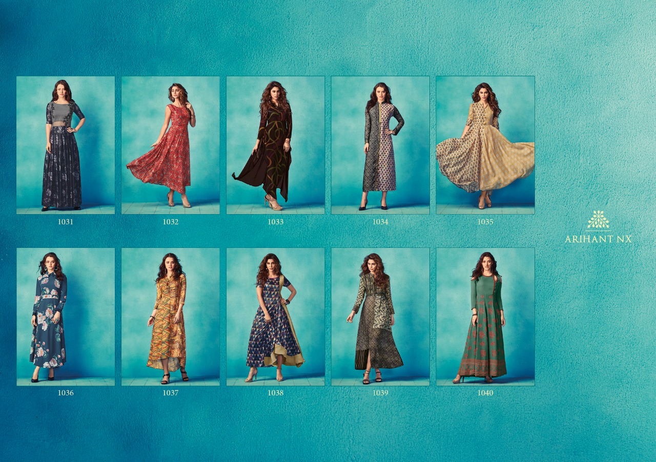 Arihant designer presents palchu vol 4 casual stylish wear kurtis concept