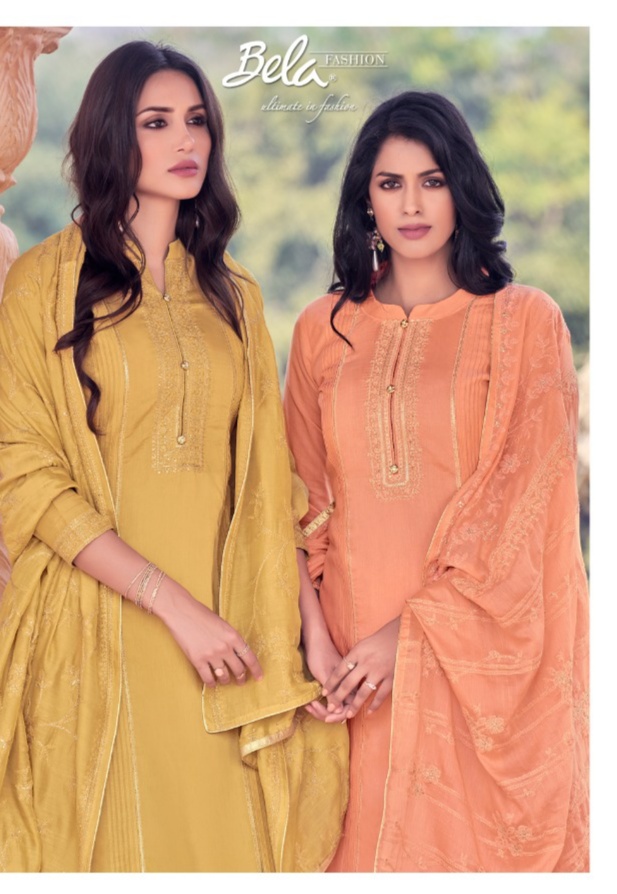 Bela fashion nazariya vol 3 beautifully designed Salwar suits catalog