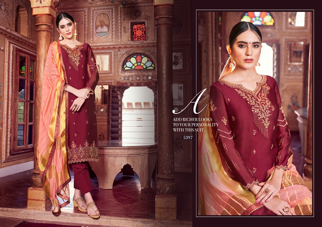 Kessi shubaramb Embroidered party wear Salwar suits supplier