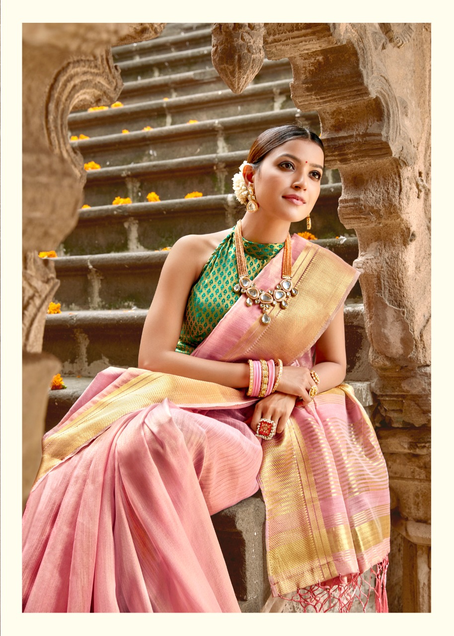 l t fashion simaaya Zari Tissue Silk authentic fabric sarees catalog