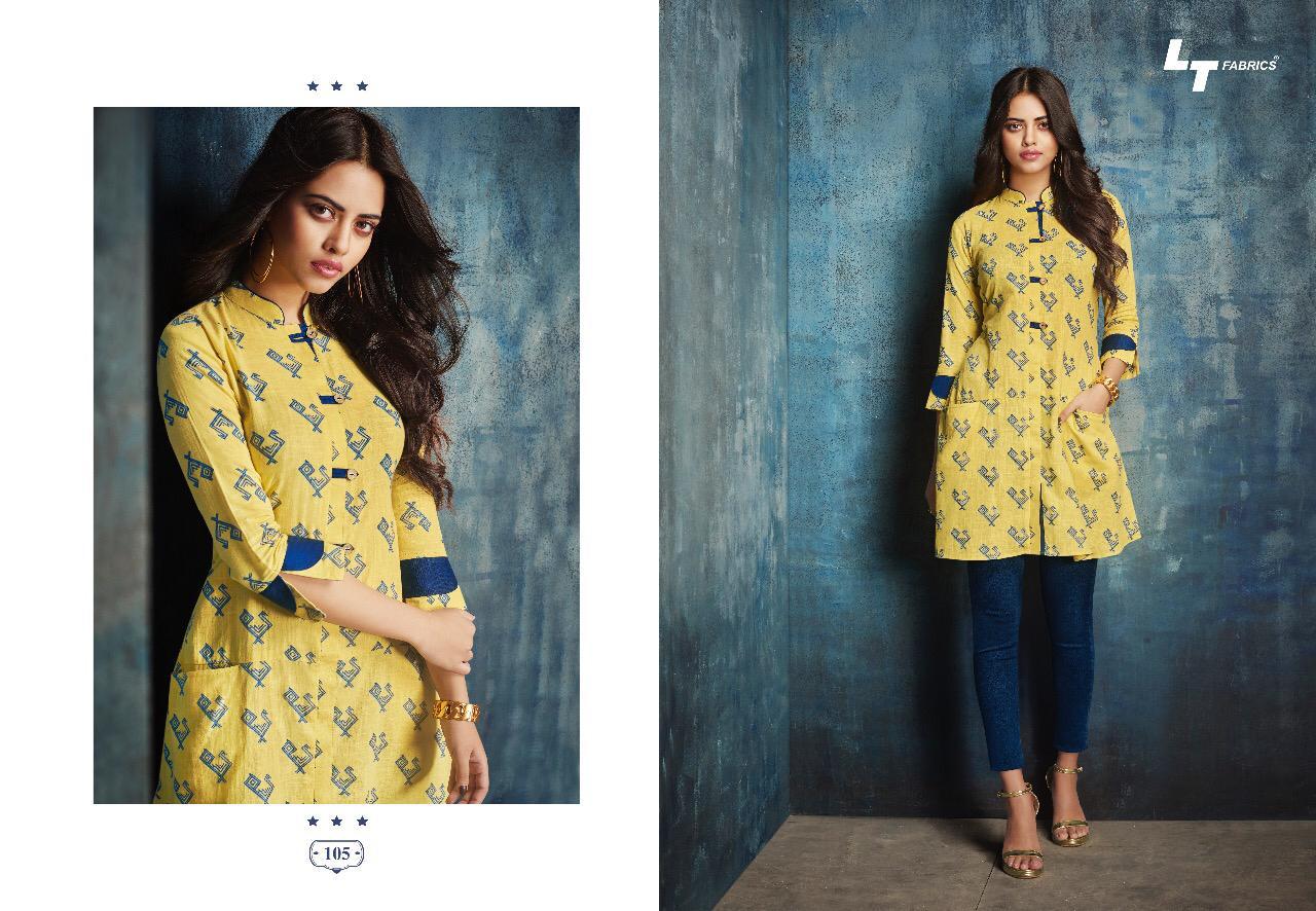 Lt nitya aroma casual wear straight Kurties collection At Wholesale Rate