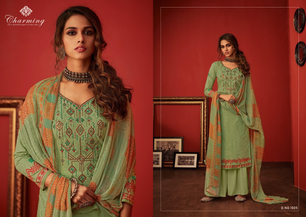 Radhika fashion azara miraki cotton printed dress Material exporter