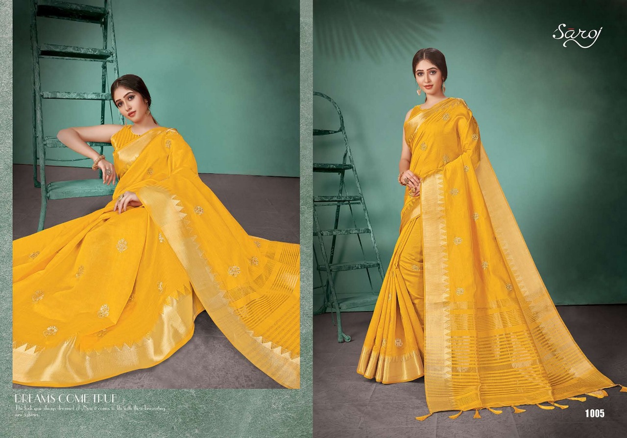 saroj vivaah rich look saree catalog