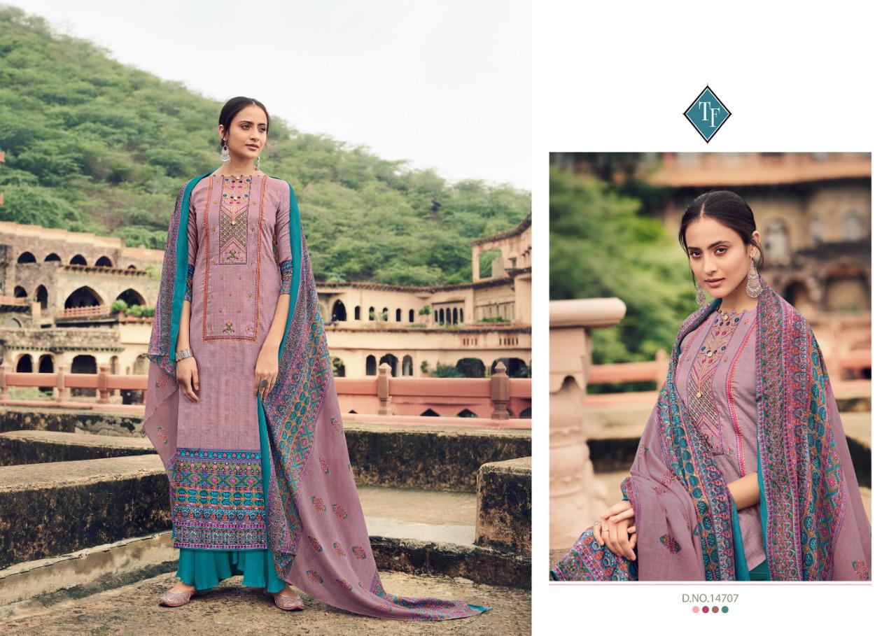Tanishk fashion kazo kashmiri jam silk embrodery designer kurti catalog