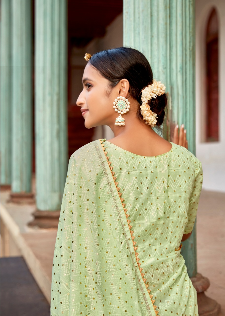 L t fashion khara kapas  cotton fancy look saree catalog