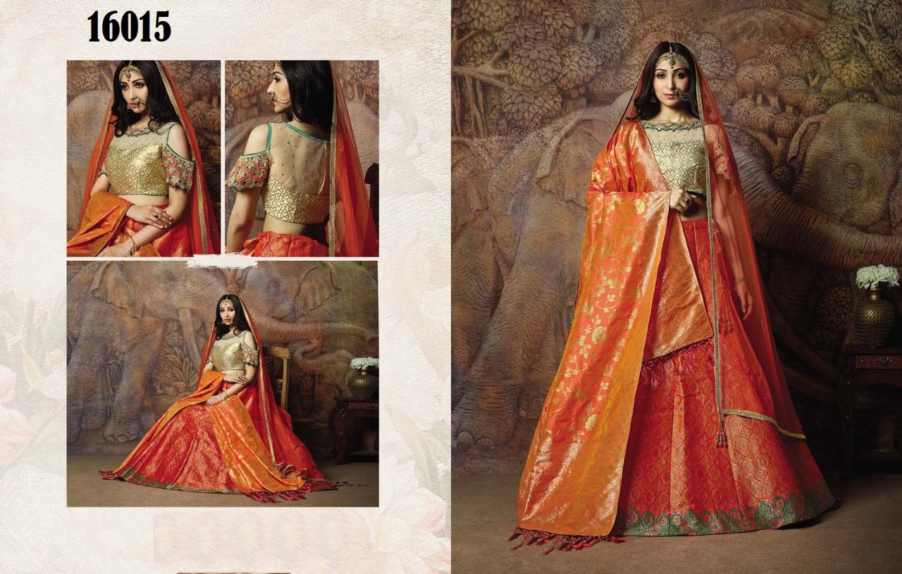 mahotsav mohmayaa 16000 taahira raw silk festive look lehenga catalog