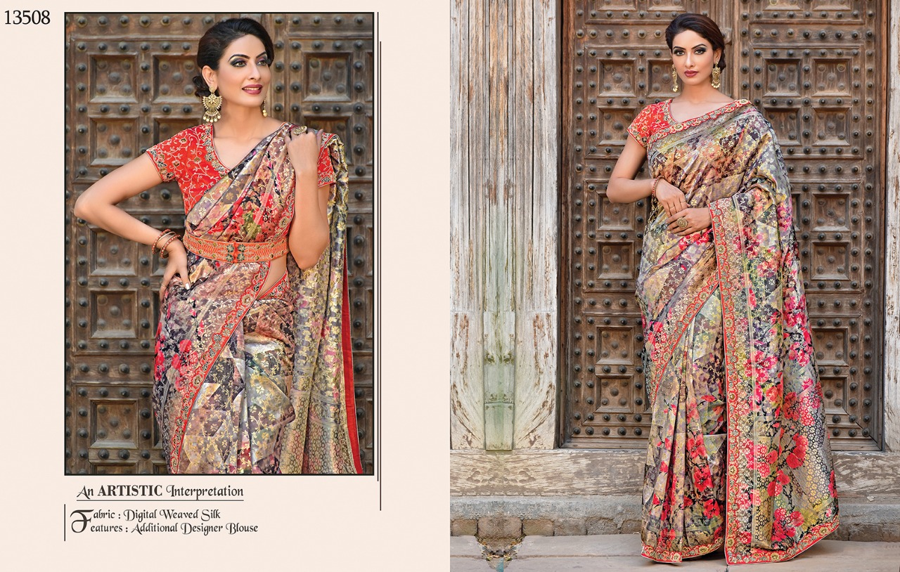 mahotsav nayonika 13500 shuhbita silk authentic fabric saree catalog
