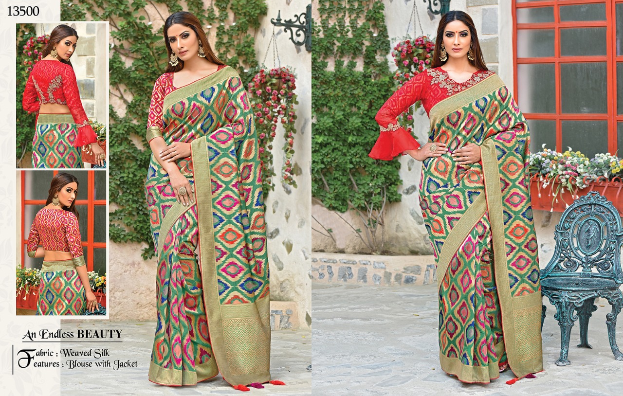 mahotsav nayonika 13500 shuhbita silk authentic fabric saree catalog