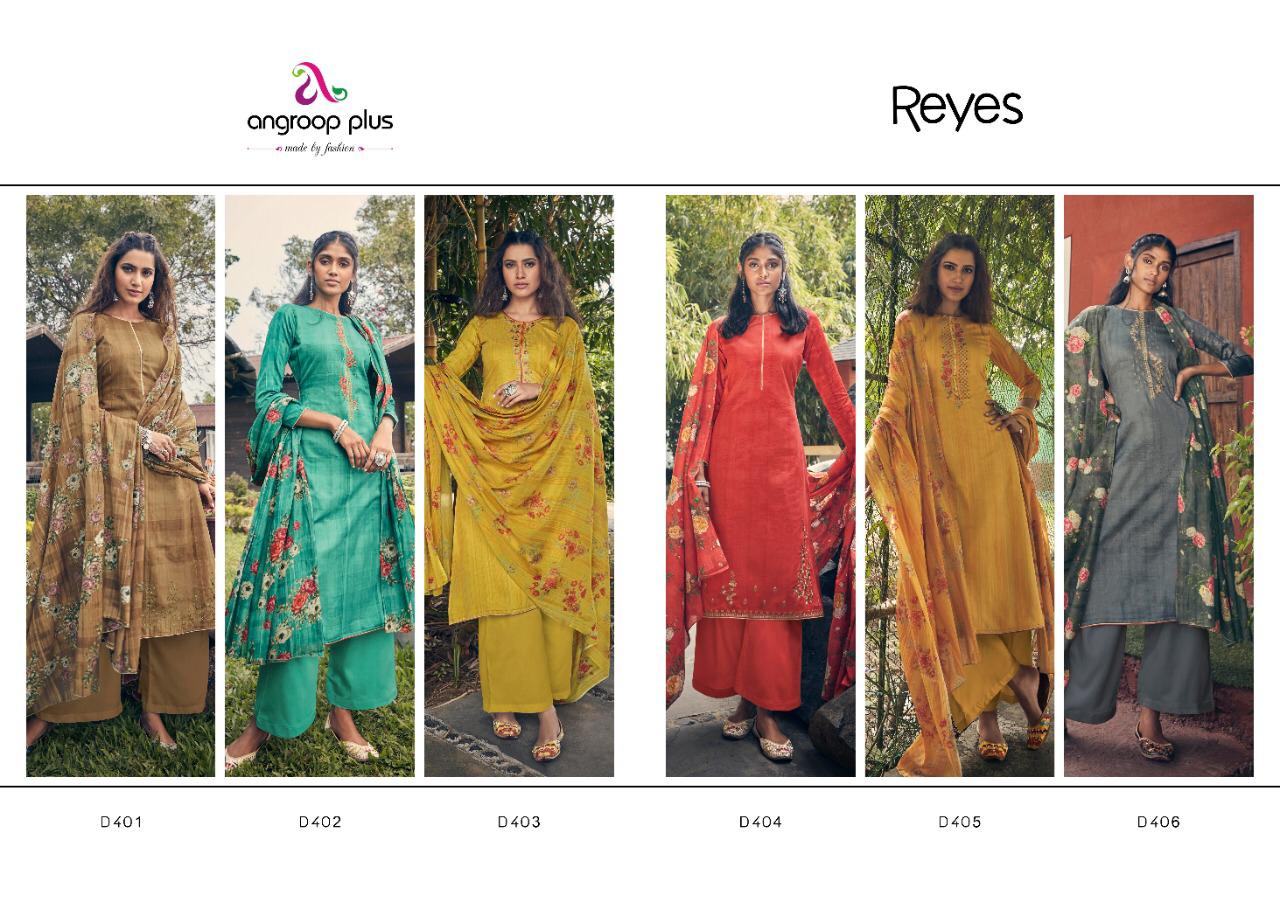 angroop plus reyes jam silk exclusive print salwar kameez catalog