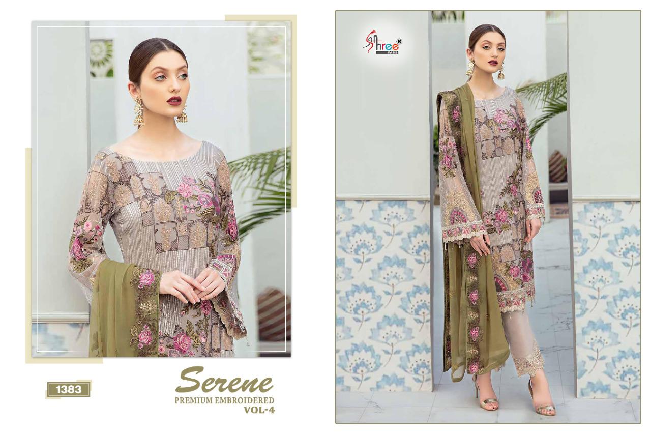 shree fabs Serene premium embroderd vol 4  jorget innovative style salwar suit catalog