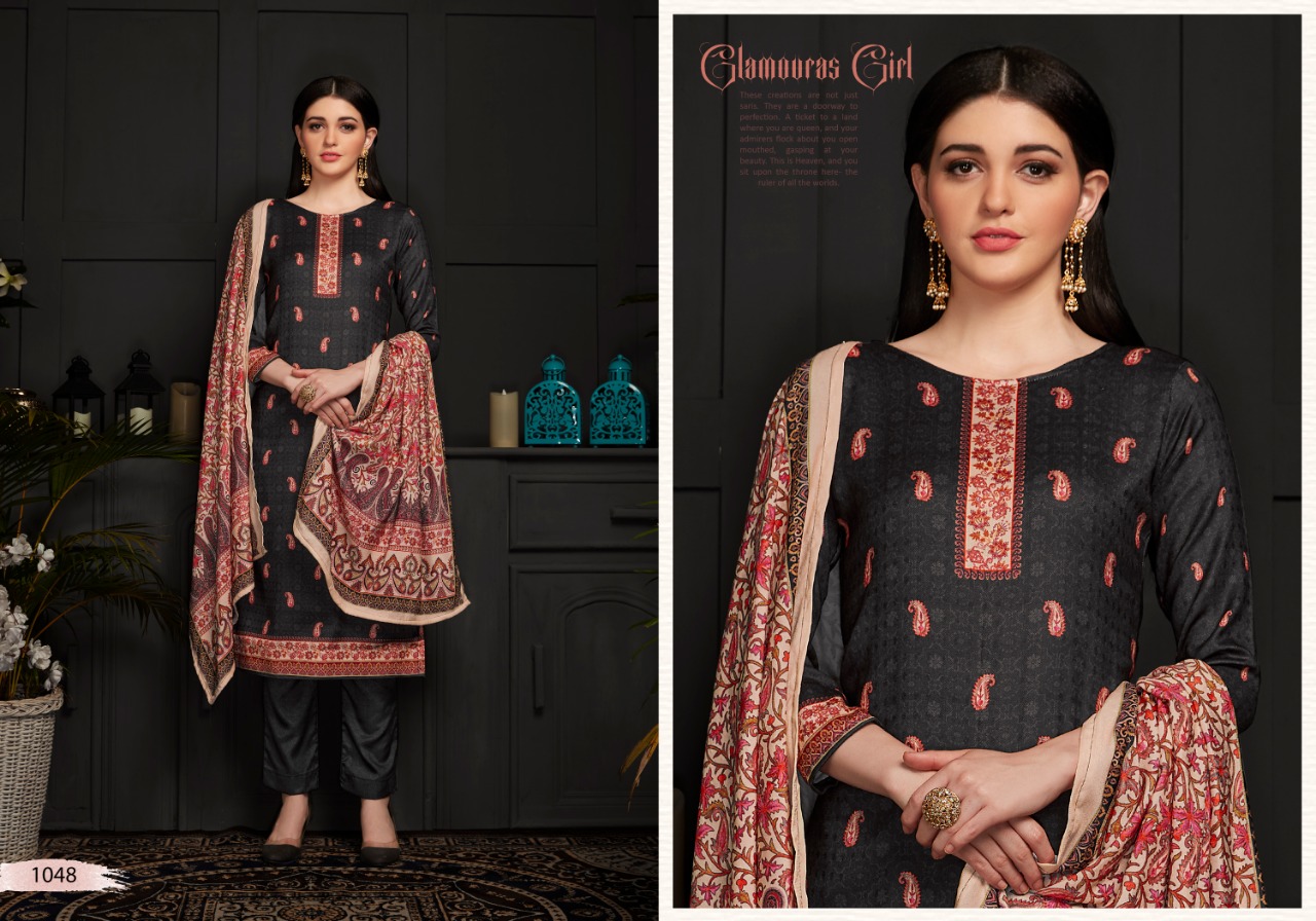 bipson shaneel vol 2 pashmina exclusive print salwar suit catalog