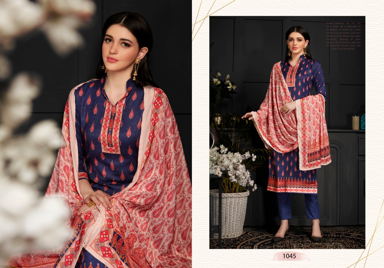 bipson shaneel vol 2 pashmina exclusive print salwar suit catalog