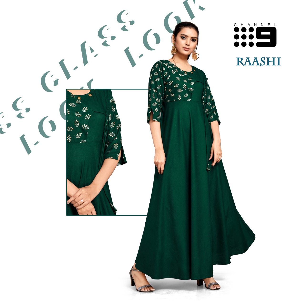 channel 9 raashi innovative style long kurti catalog