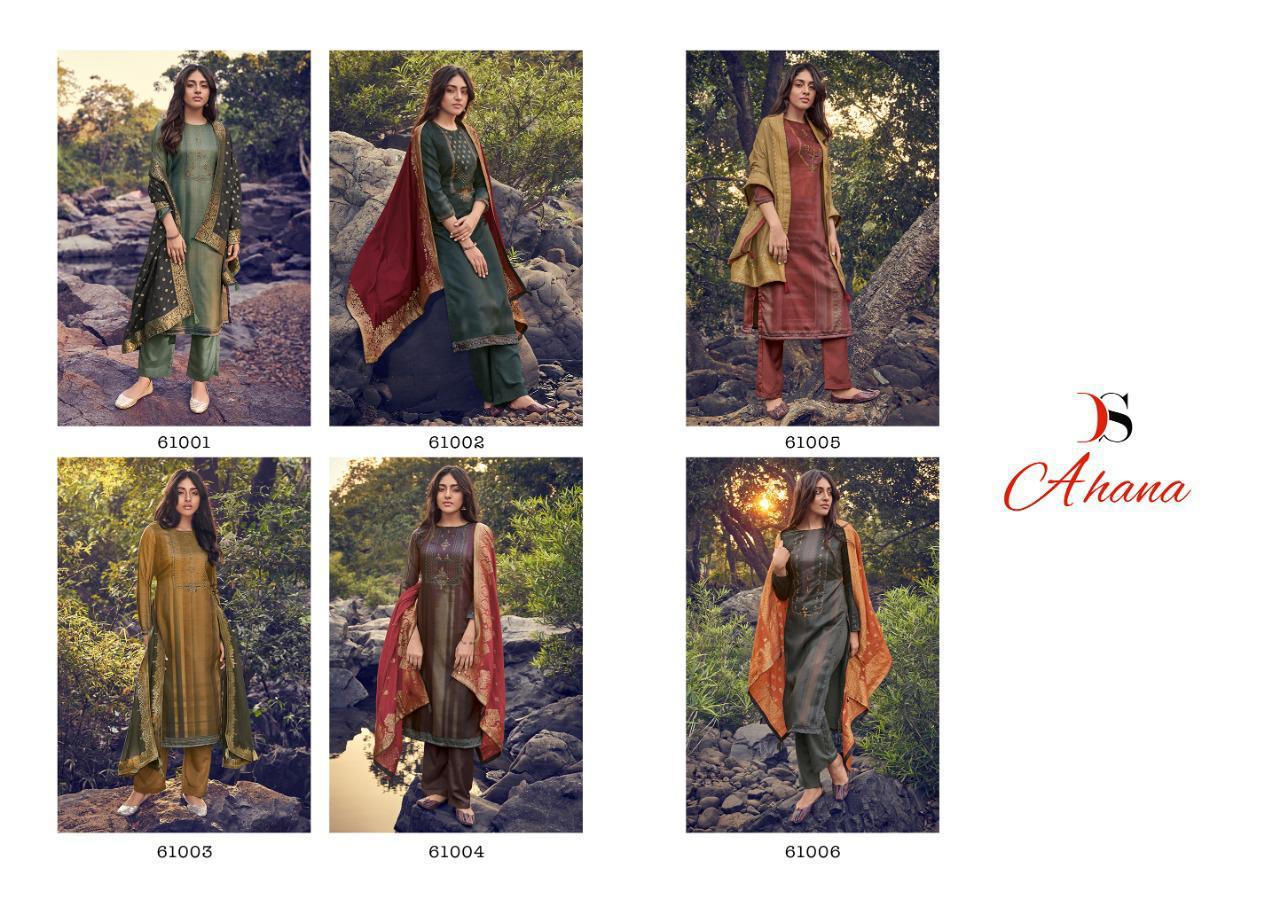 deepsy suits ahana  pasmina exclusive print salwar suit catalog