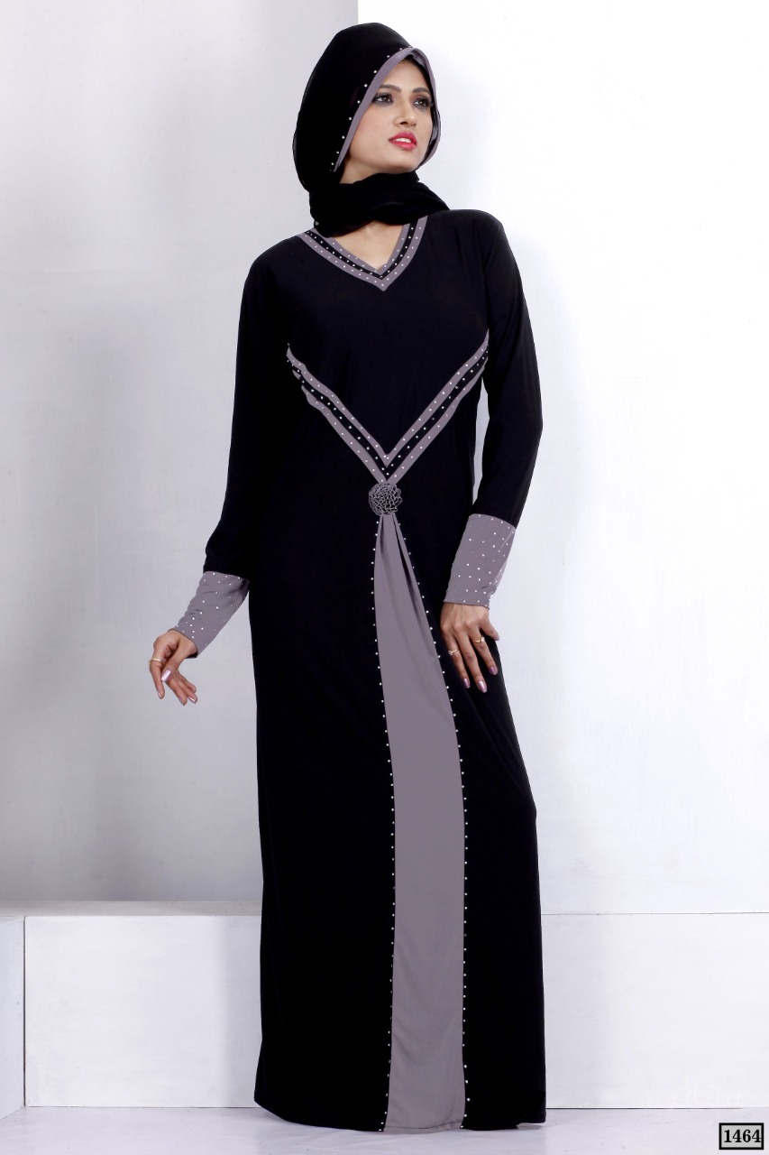 erra designer abaya d no1464 lycra burkha singal
