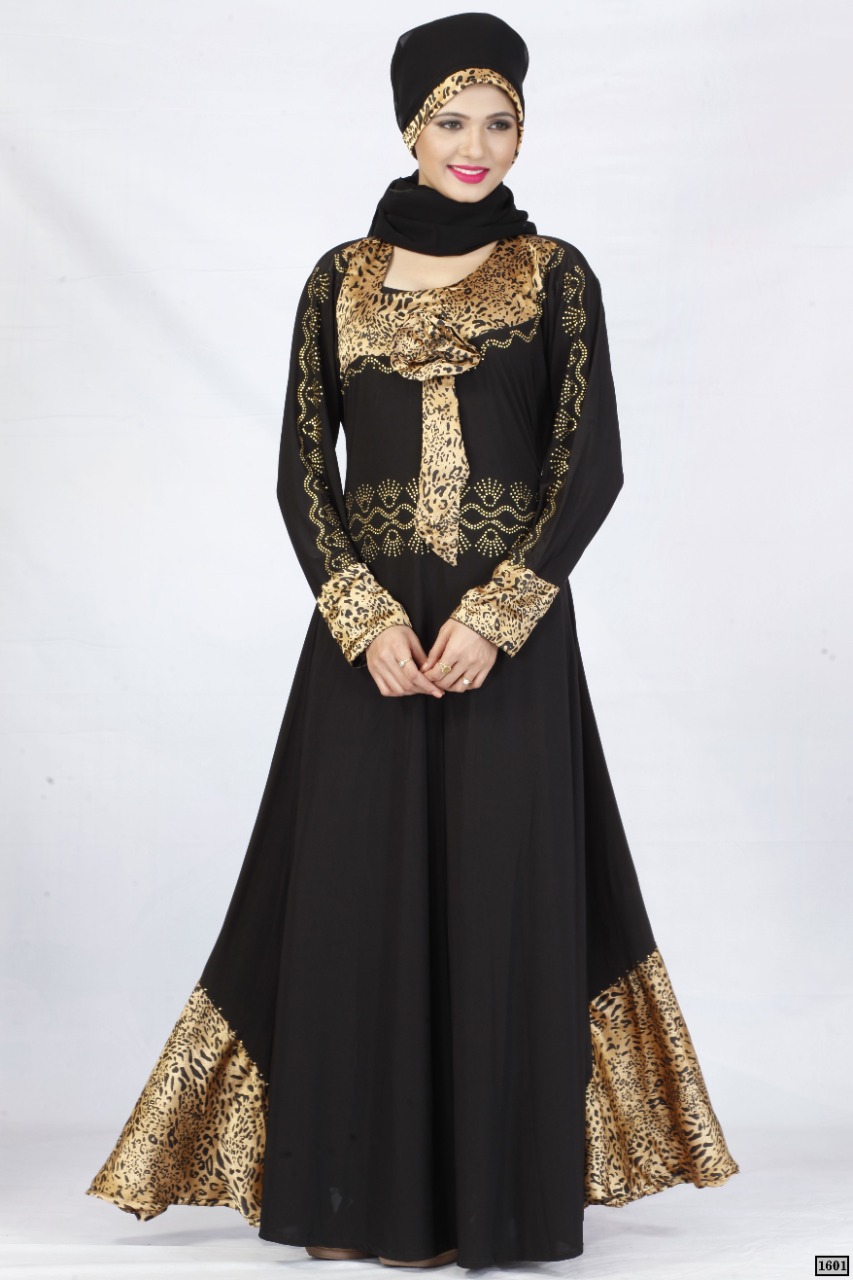 erra designer abaya d no1601 lycra decent look burkha singal