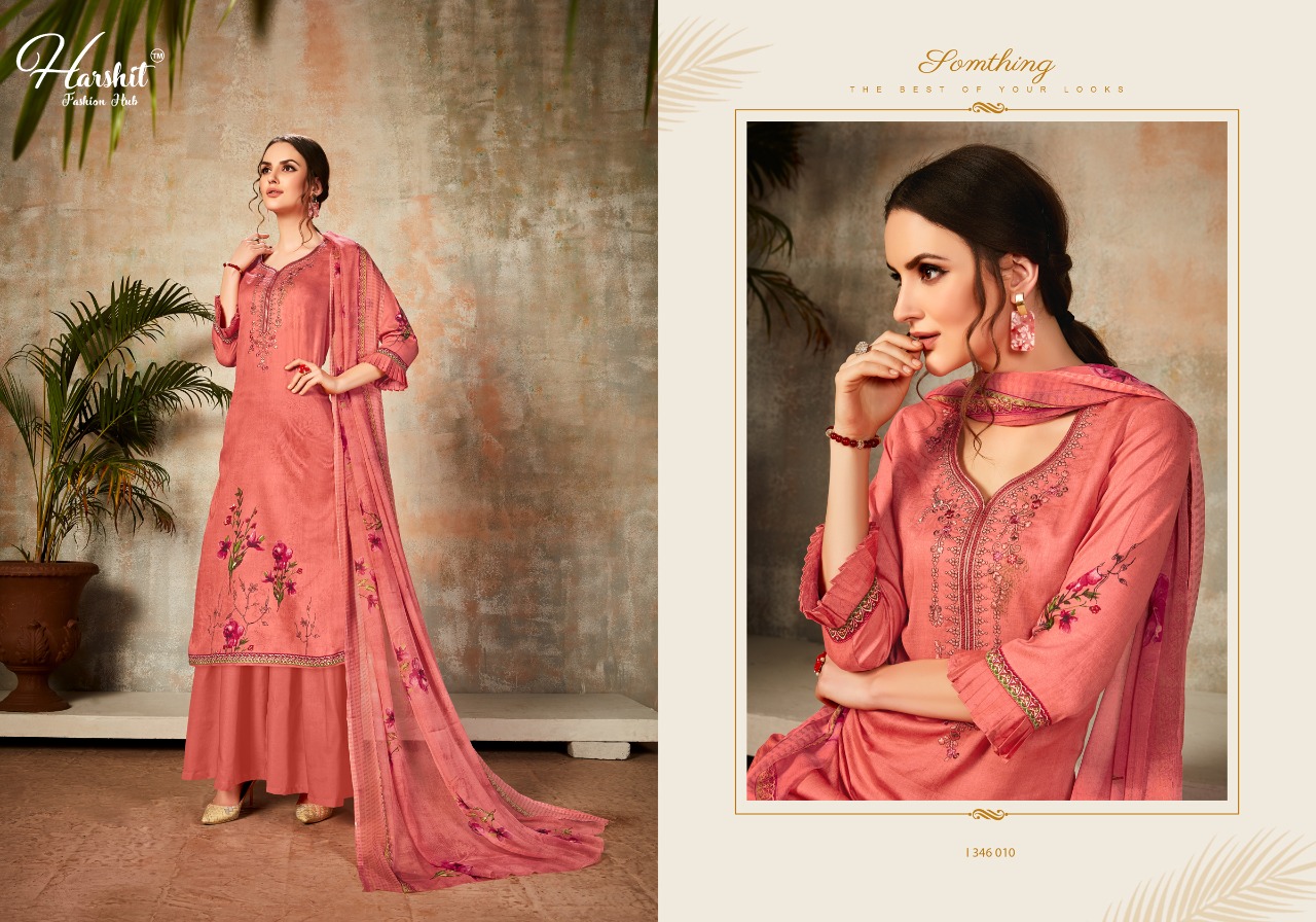 Harshit fashion hub alisha affordable price salwar suits catalog