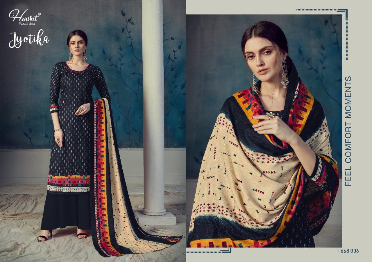 harshit fashion hub jyotika digital printed gorgeous look salwar suit catalog