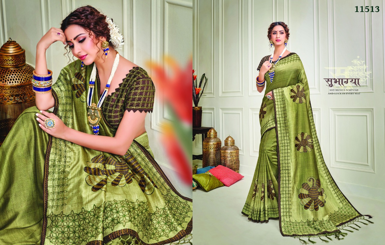 mahotsav 11502 -11515 series silk exclusive print saree catalog