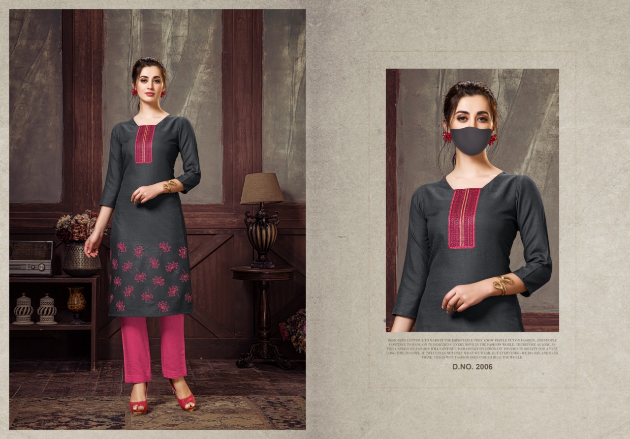 Nitisha nx chingari vol 2 casual wear affordable price kurties online supplier