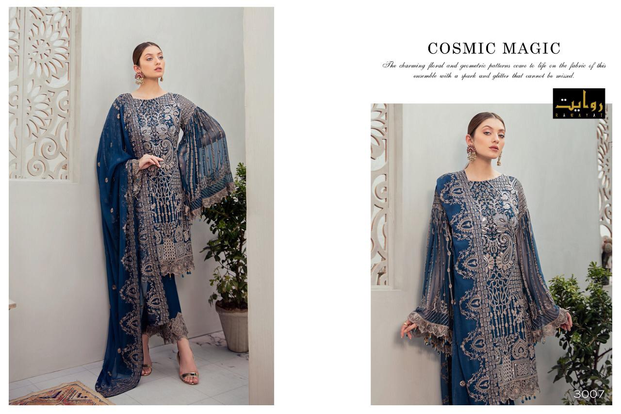 rawayat ramsha vol 2 chiffon 2020 Georjott attractive self Embroidery pakistani concept salwar suit catalog