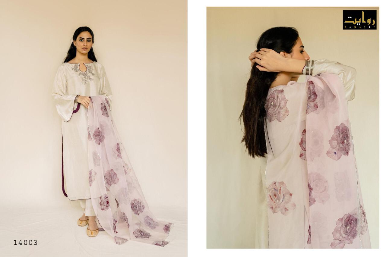 rawayat rehstore silk attractive salwar suit catalog