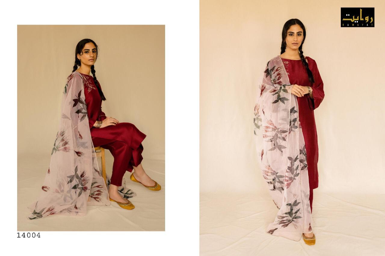 rawayat rehstore silk attractive salwar suit catalog