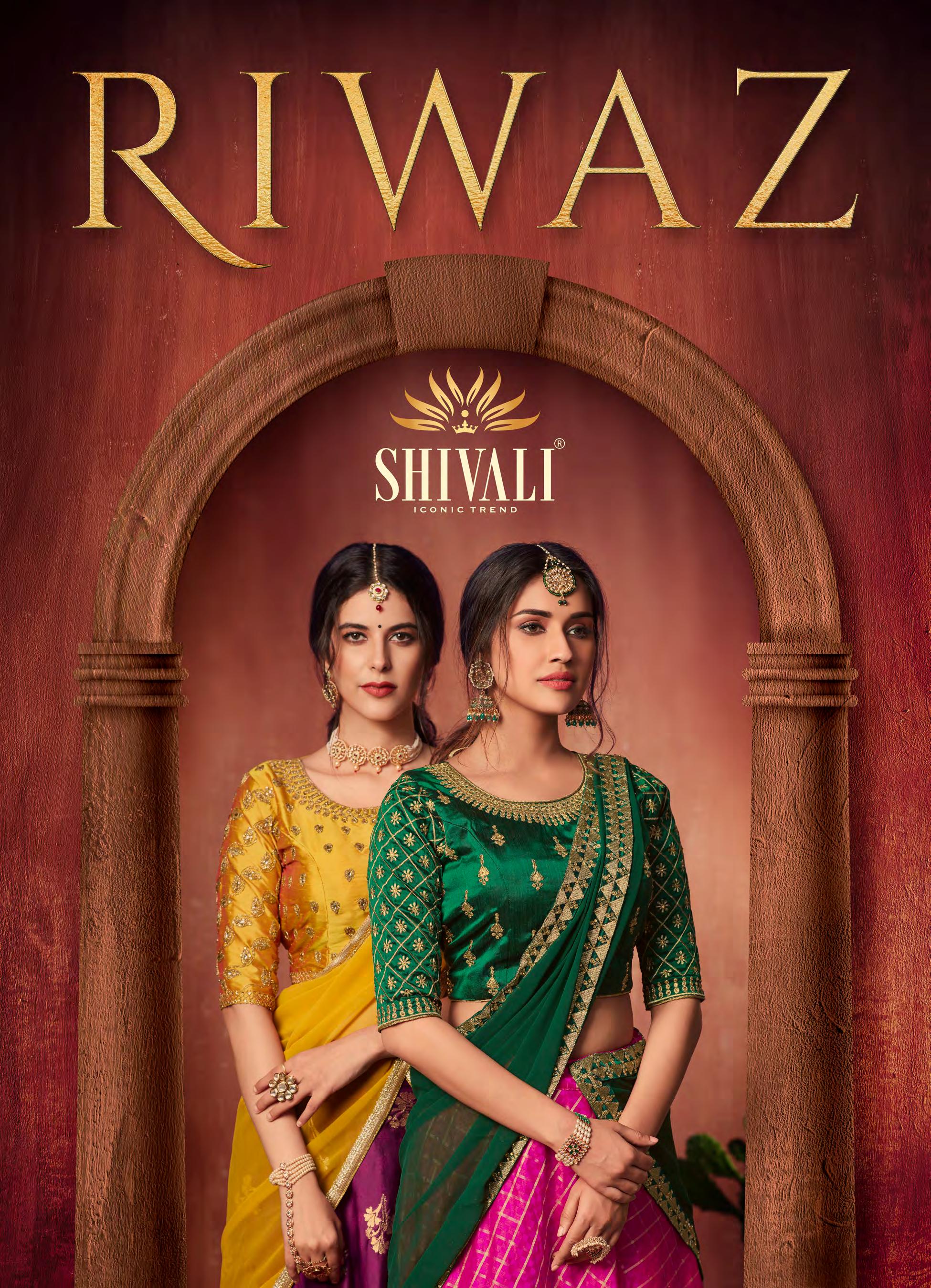 shivali riwaz regal festive look lehenga catalog