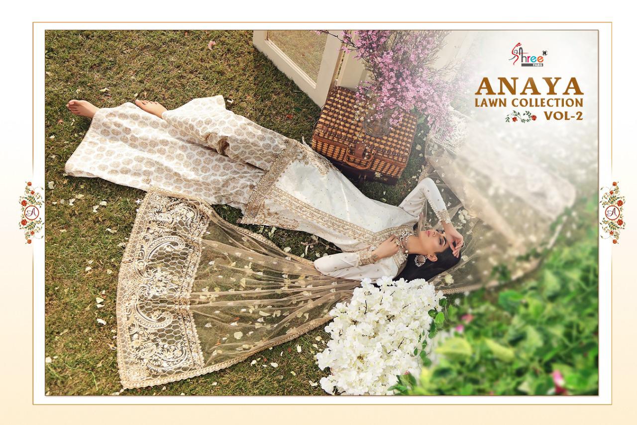 shree fabs anaya lawn collection vol 2 cotton catchy look salwar suit catalog