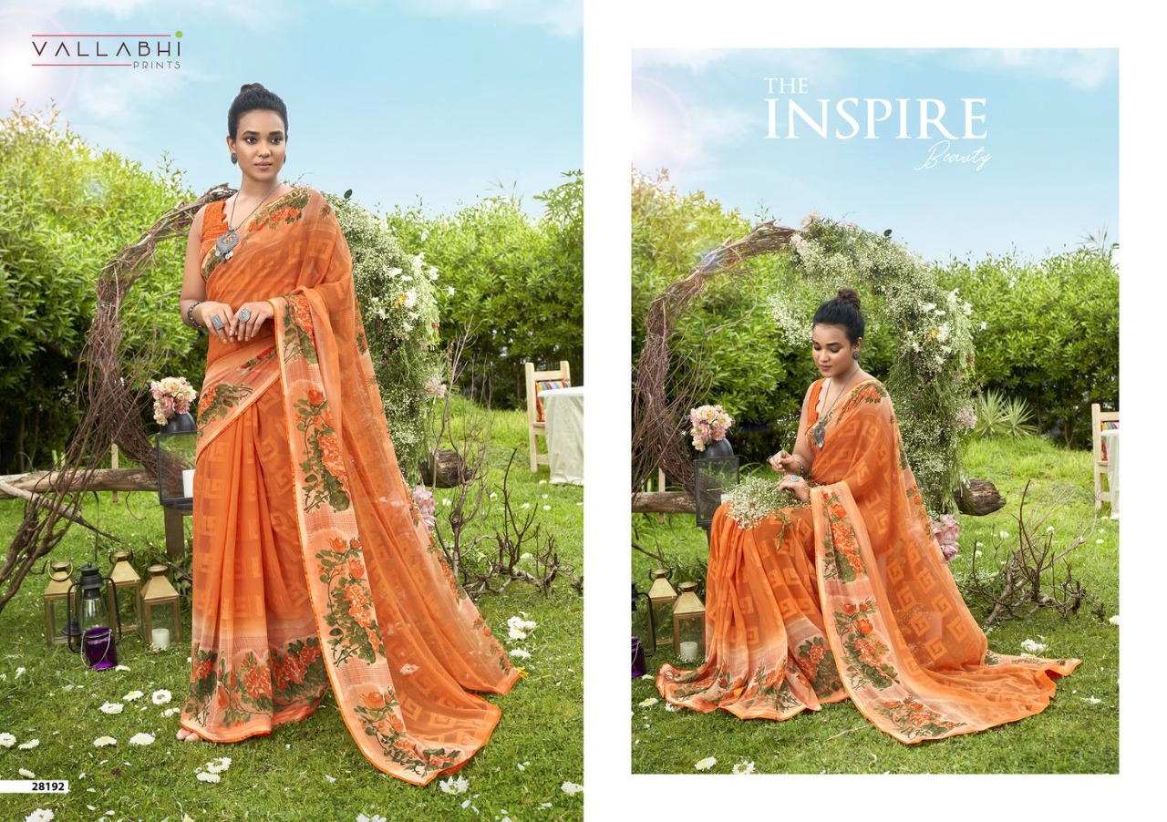 Vallabhi prints udita innovative style beautifully designed Sarees catalog