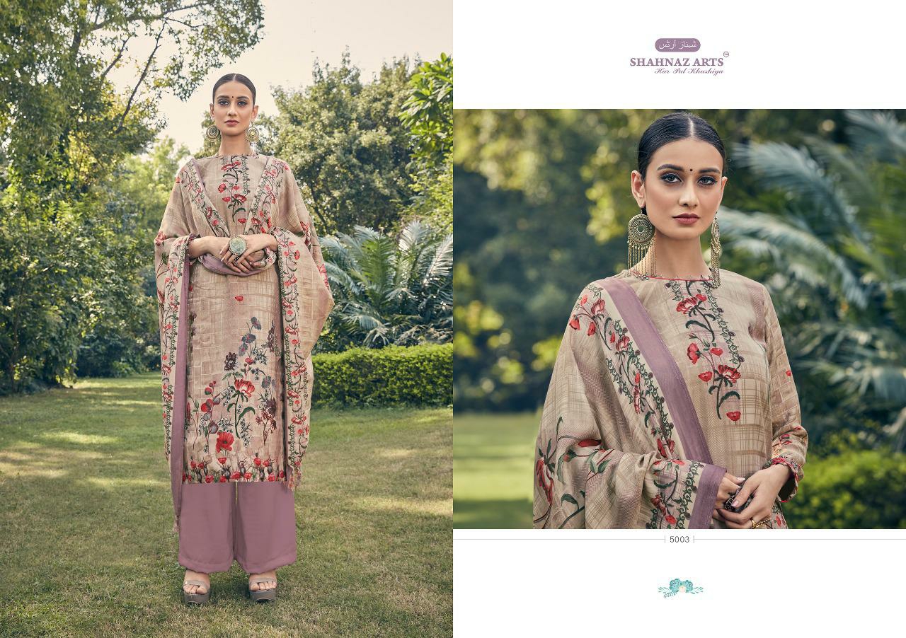 Shahnaz arts gajra classic and  stylish look pashmina Salwar Suits
