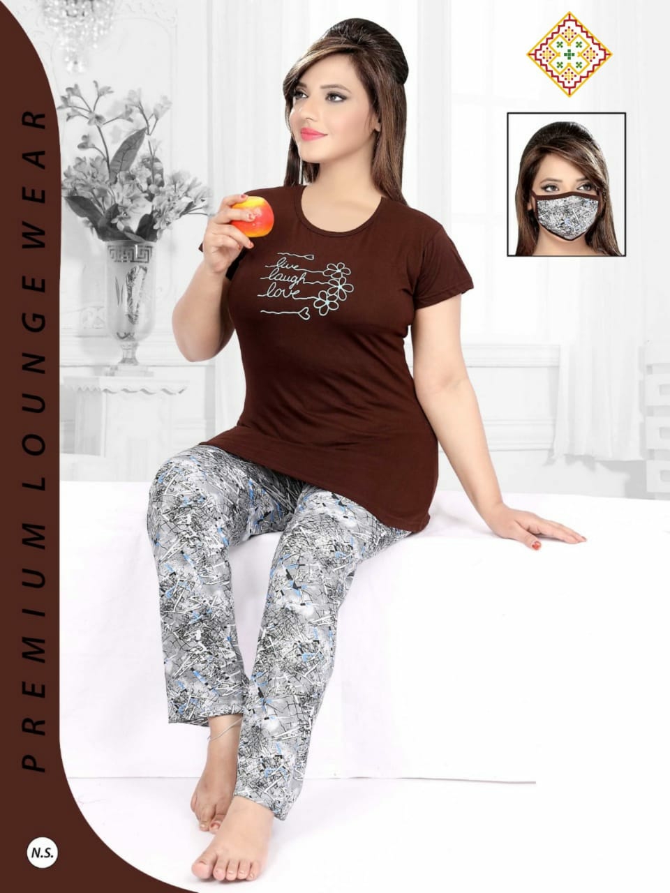 gaabha nightsuit with mask vol 3 Hosiery Comfort night wear catalog