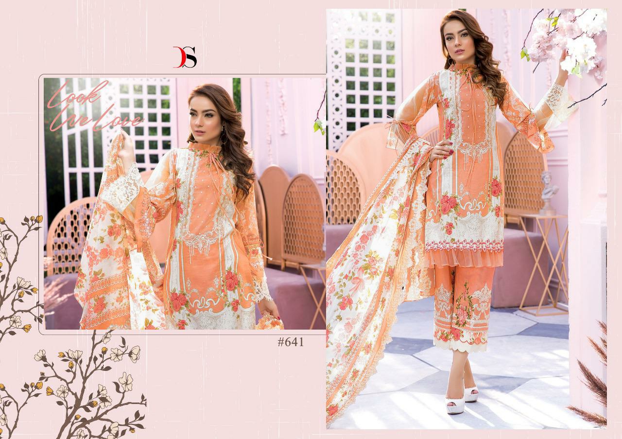 Deepsy suits firdous vol 8 Printed pakistani dress Material wholesaler at surat