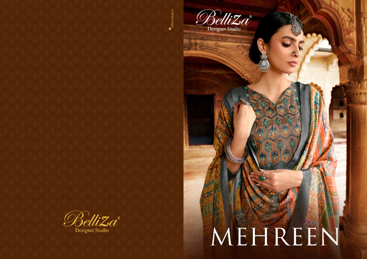 Belliza Mehreen charming look beautifully designed astonishing style Salwar suits