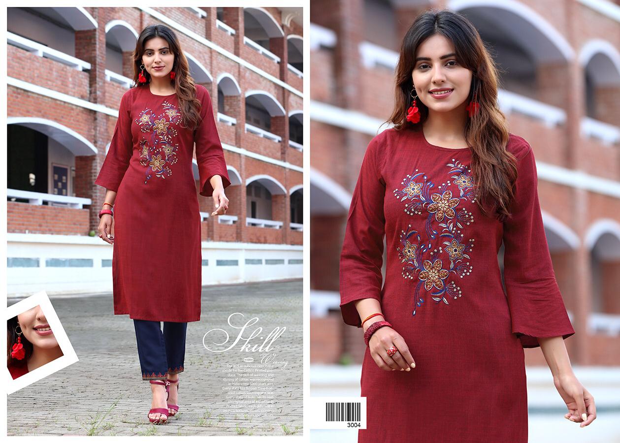 arion radhe vol 3 cotton new and modern style kurti with pent catalog