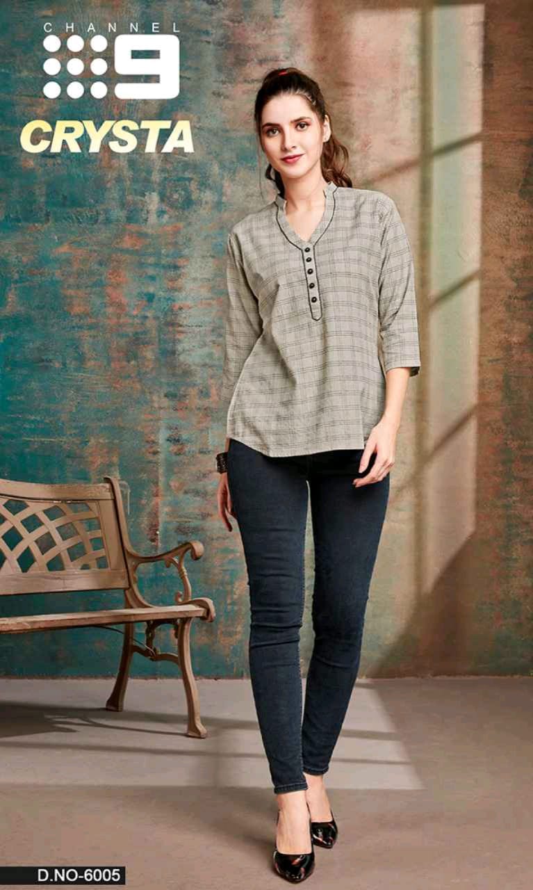 channel 9 crysta cotton classic trendy look tops catalog