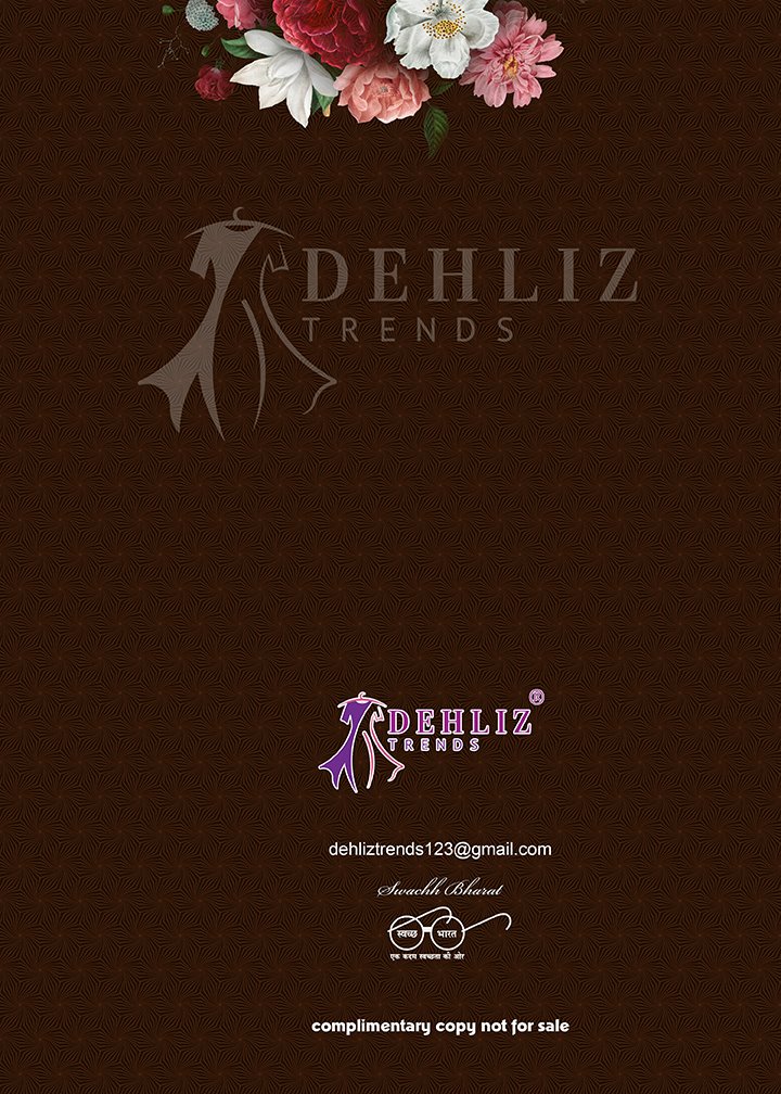 dehliz trends instagram viscos  graceful look with hend work kurti with plazzo catalog