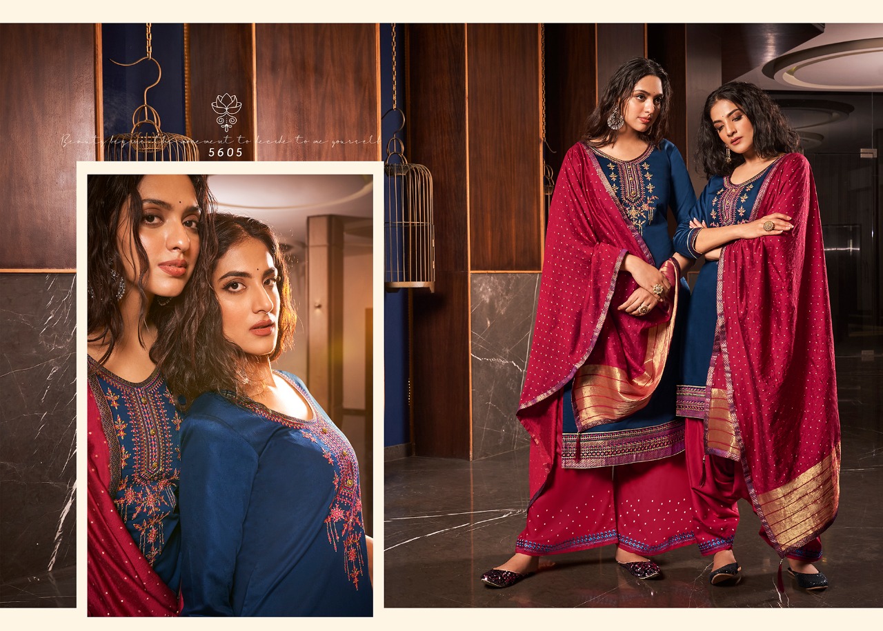 Kessi Fabrics Pvt. Ltd lashkara jam silk elegant salwar suit catalog