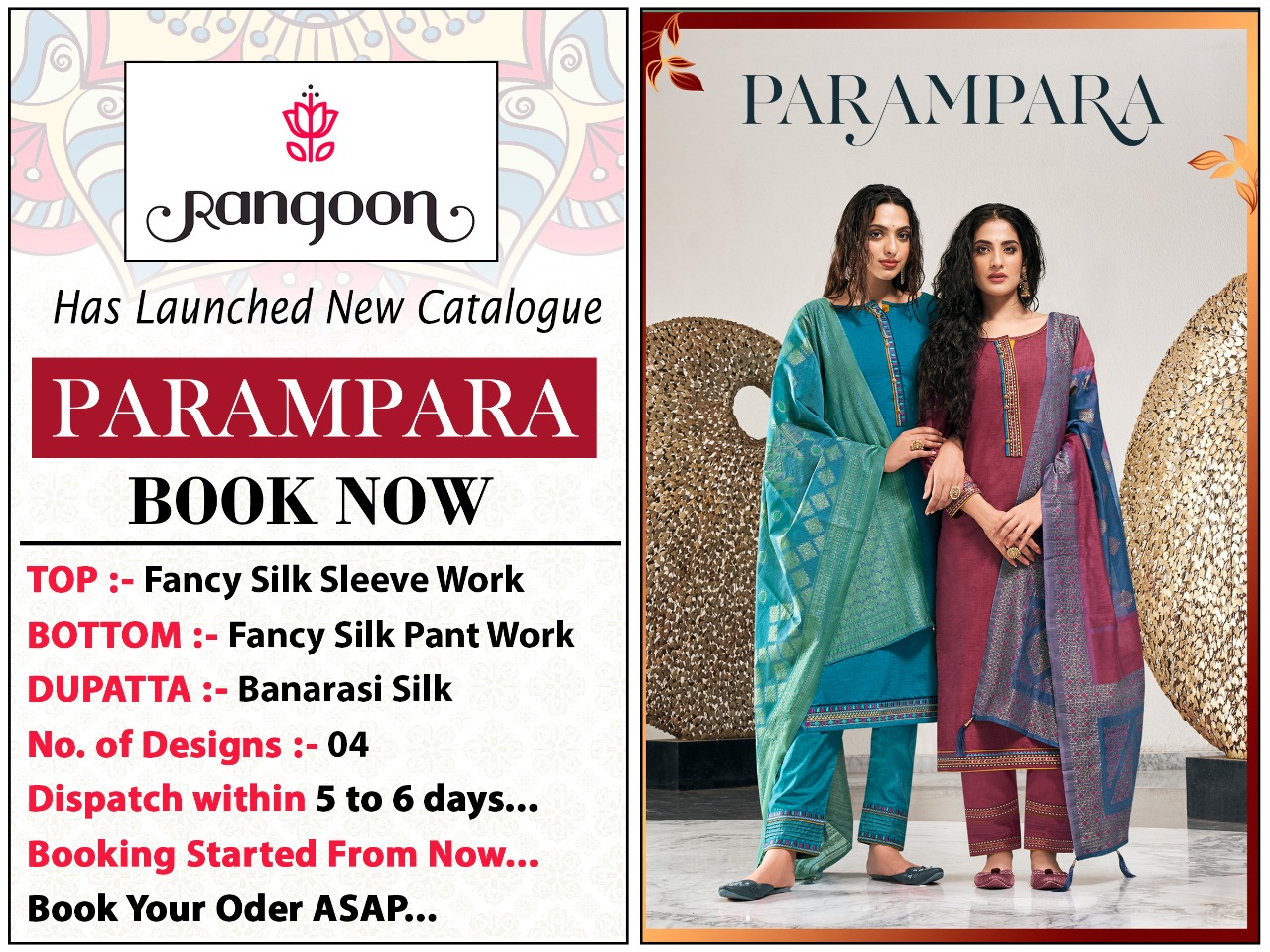 Kessi Fabrics Pvt. Ltd parampara silk elegant kurti  pent with banarasi dupatta catalog