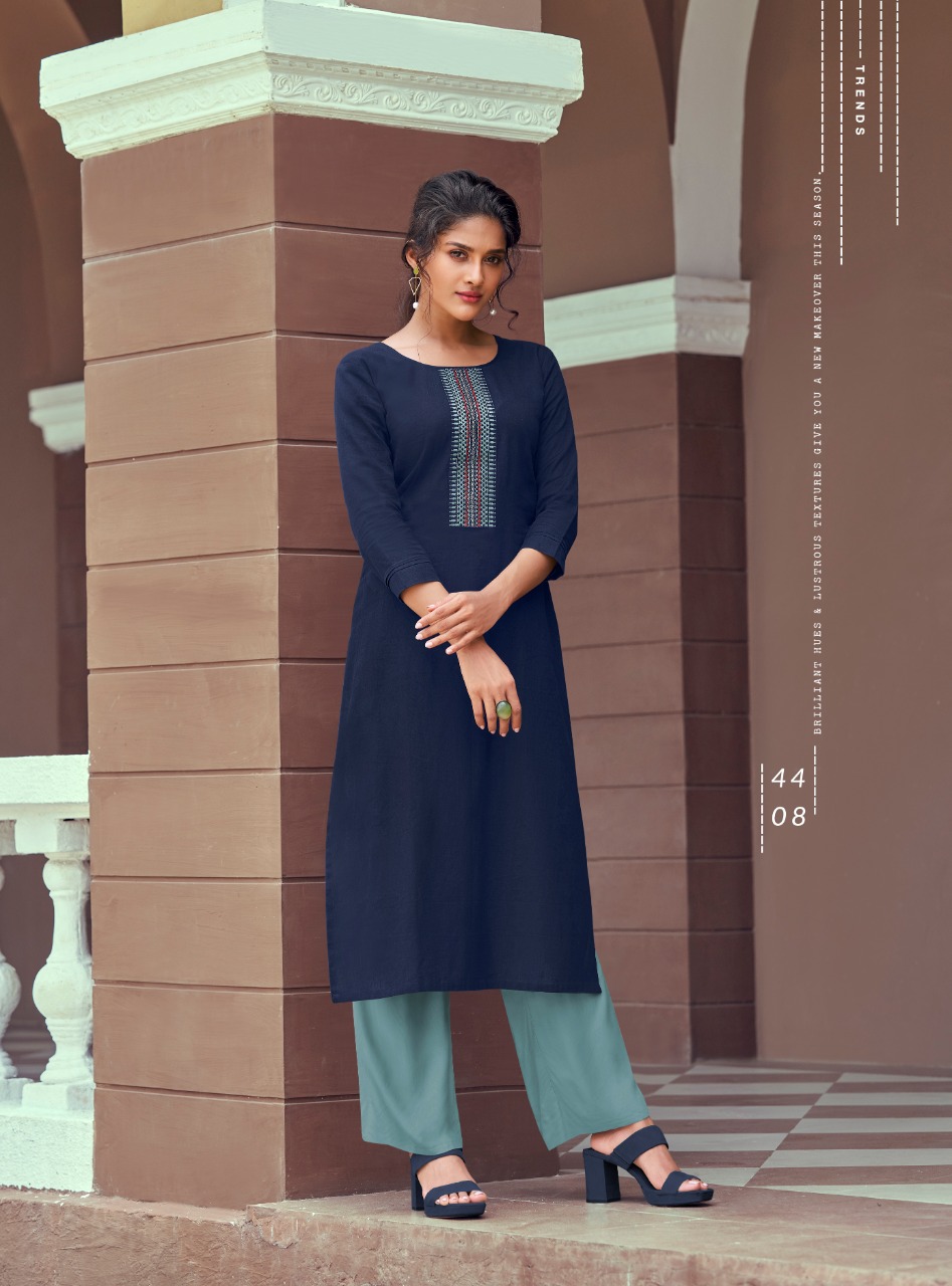 Lymi (Kessi Fabrics Pvt. Ltd.) runway rayon attractive look kurti catalog
