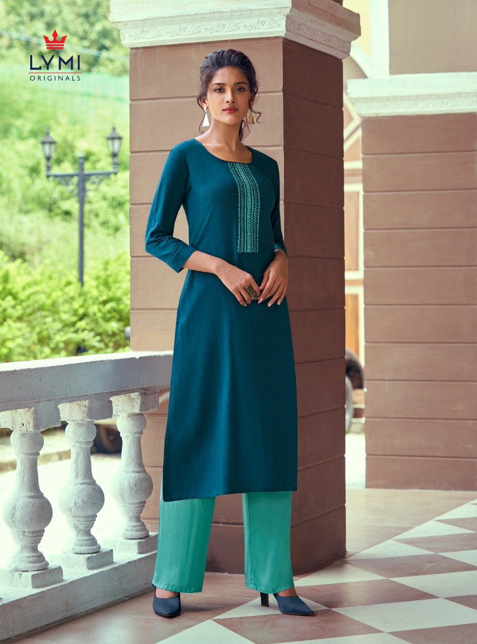 Lymi (Kessi Fabrics Pvt. Ltd.) runway rayon attractive look kurti catalog