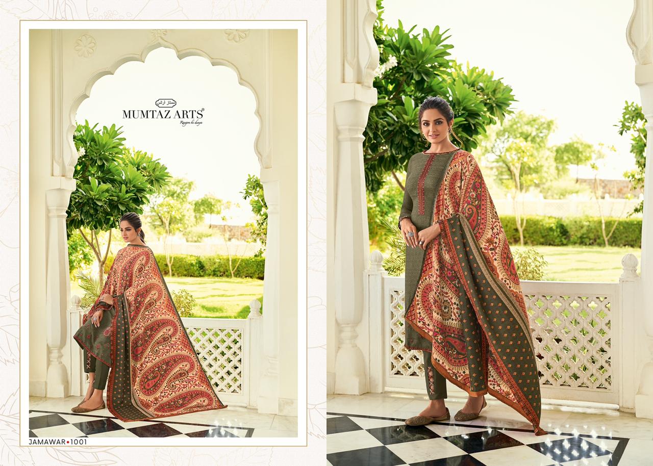 Mumtaz arts rangon ki duniya jamawar nx elegant look salwar suit catalog