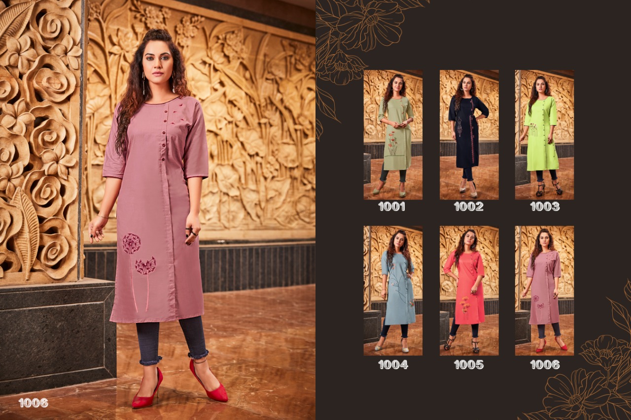 r studio falak vol 1 cotton casual wear kurti catalog
