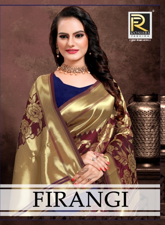 ronisha  firangi affordable price saree catalog
