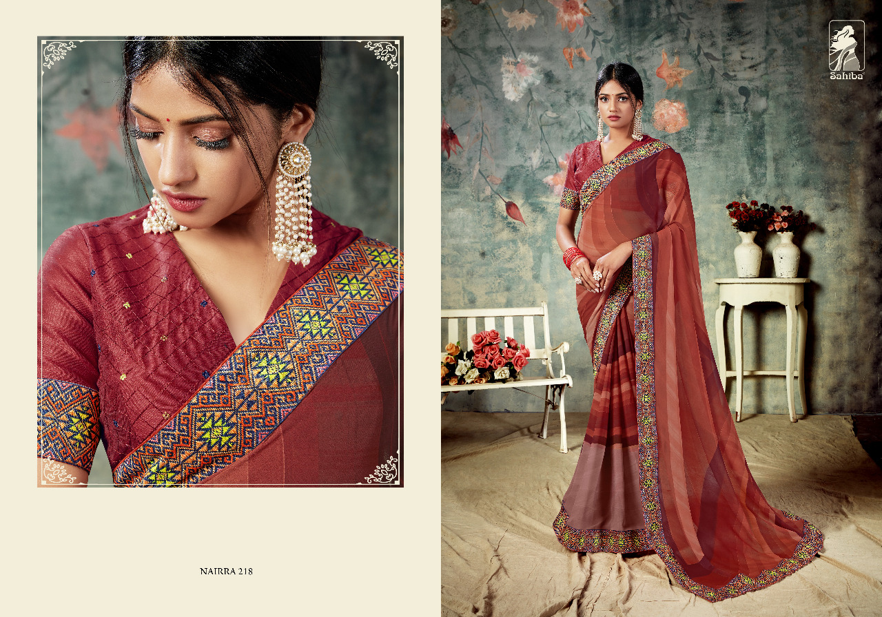 sahiba nairra 02 gorgeous look saree catalog