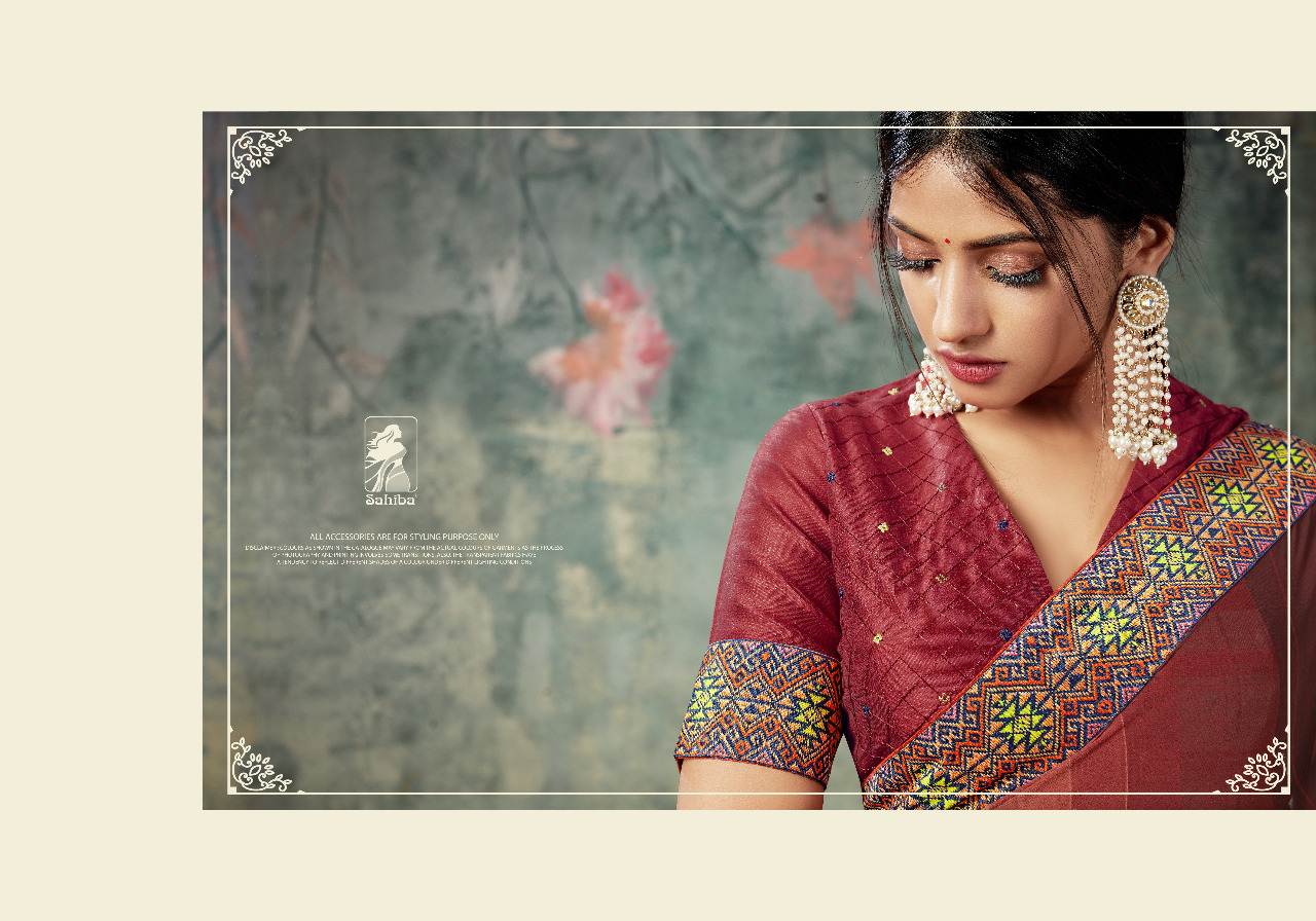 sahiba nairra 02 gorgeous look saree catalog
