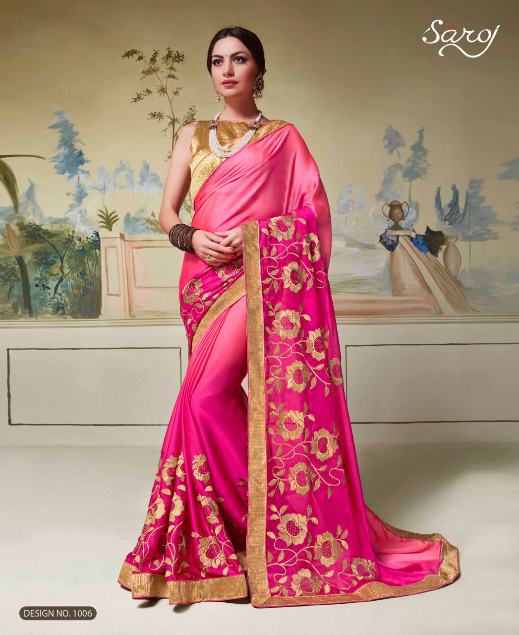 saroj rashmi silk regal look sarees catalog